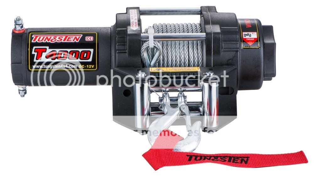 Find Tungsten4x4 ElectricWinch 4000lbs 1.6hp Atv Utv Winch T4000 in ...